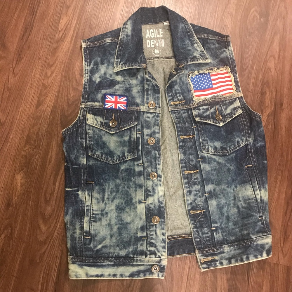 Vintage denim vest